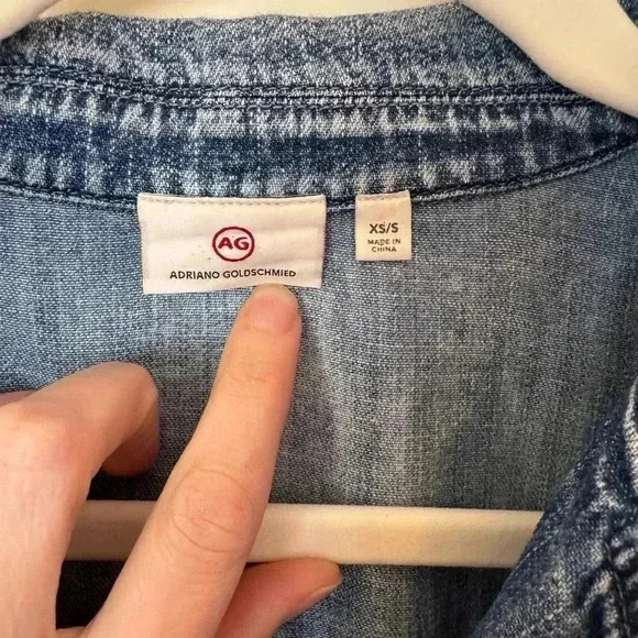 PERFECT AG Adriano Goldschmied Denim Shirt Dress - Picture 3 of 9